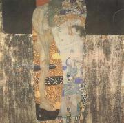 Gustav Klimt The Three Ages of Woman (mk20) oil on canvas